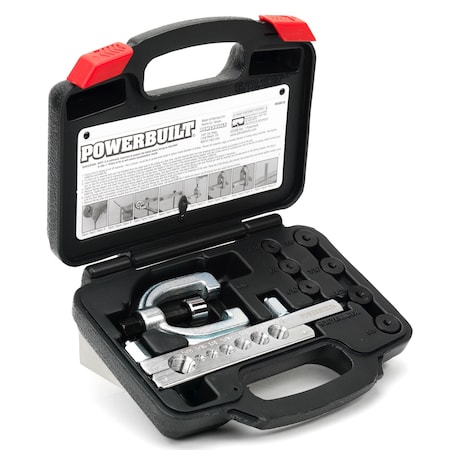 Powerbuilt 9Pc Double Flaring Tool Set Kit23 648610